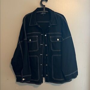 Black Jean Jacket for Women